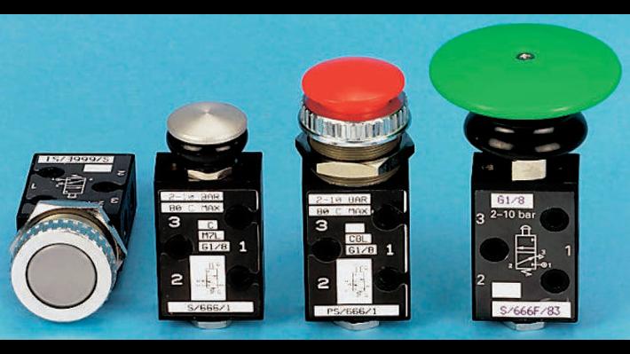 Norgren PS/666/1/N - Manually Actuated Button/Spring - FluidAirFittings