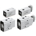 SMC 3 Port 3 Position Valve, VEX3321-03F5MO1 - FluidAirFittings