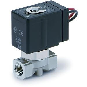 SMC Direct Operated 2 Port Solenoid Valve VXE2360-03F-5D1 - FluidAirFittings