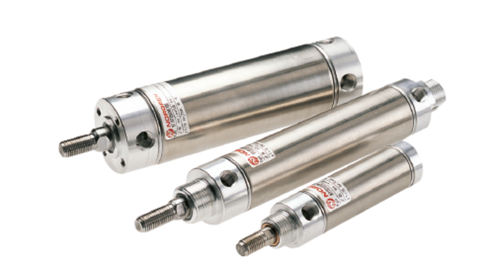 Norgren RT/57220/M/100 - 20x100mm D/A Roundline Cylinder - FluidAirFittings