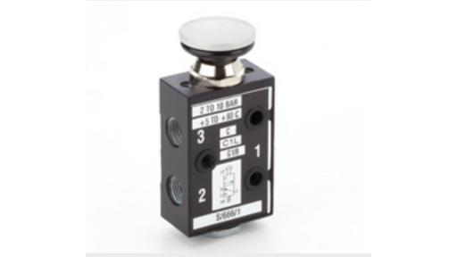 Norgren S/666/1 - Manually Actuated Button/Spring - FluidAirFittings