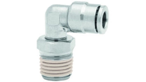 Norgren 10147618 - 6mm O/D x 1/8" BSPT 90 Swivel Elbow - FluidAirFittings