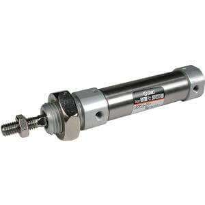 SMC ISO 6432 Cylinder 25 Str=100 2500-0073 - FluidAirFittings