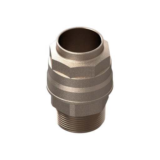 40mm x 1.1/2" Straight Male Adaptor - Nickel Plated Brass