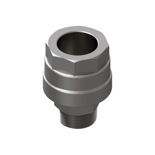 50mm x 2" Straight Male Adaptor - Aluminium