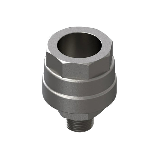 50mm x 1" Straight Male Adaptor - Aluminium