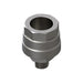 50mm x 1" Straight Male Adaptor - Aluminium