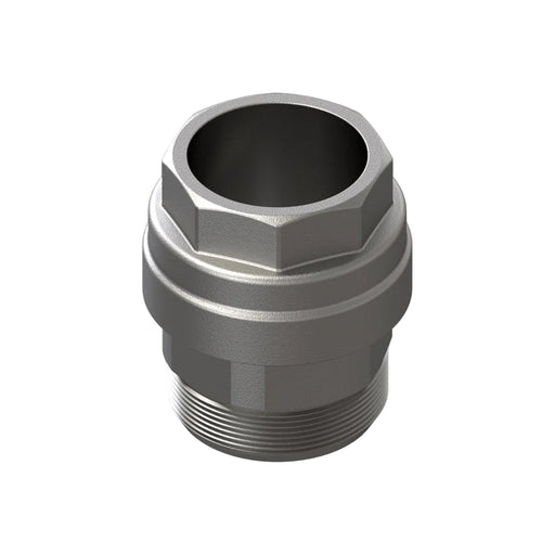 63mm x 2 1/2" Straight Male Adaptor - Aluminium