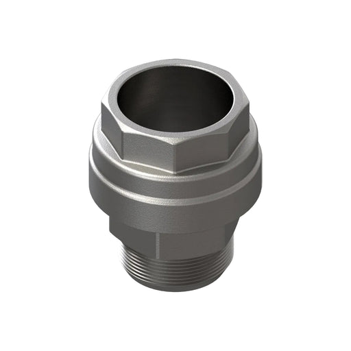 63mm x 2" Straight Male Adaptor - Aluminium