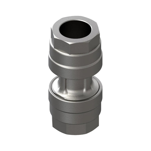 50mm Straight Connector - Aluminium