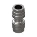 50mm Straight Connector - Aluminium