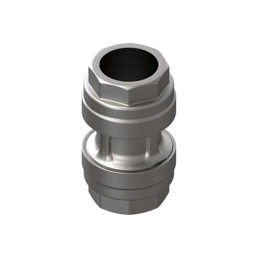 63mm Straight Connector - Aluminium
