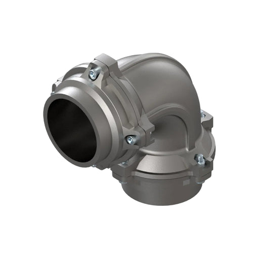 110mm Elbow Connector - Aluminium