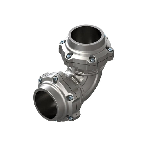 168mm Elbow Connector - Aluminium