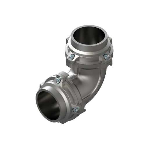 80mm Elbow Connector - Aluminium