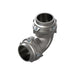 80mm Elbow Connector - Aluminium