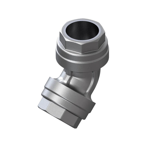 63mm 45° Elbow Connector - Aluminium