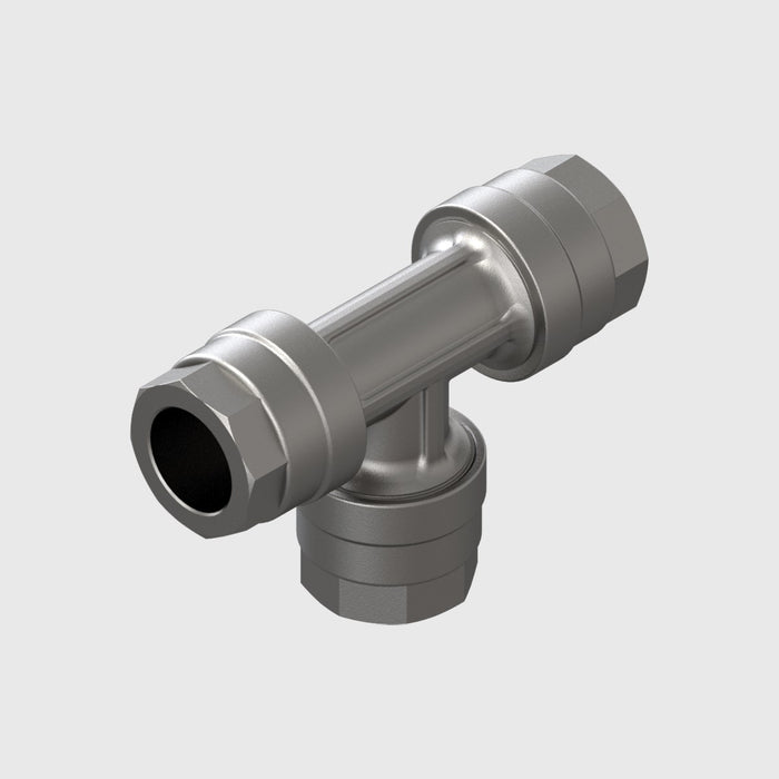 50mm Tee Connector - Aluminium