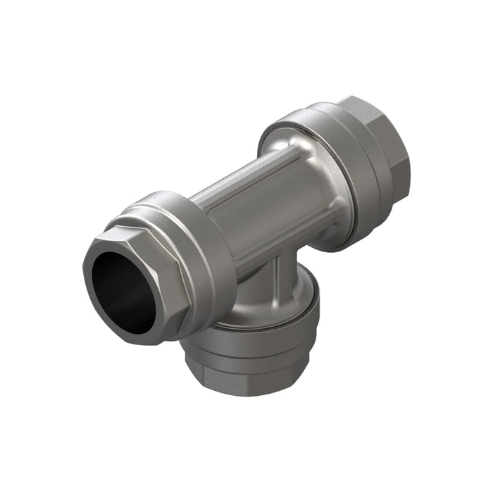 63mm Tee Connector - Aluminium