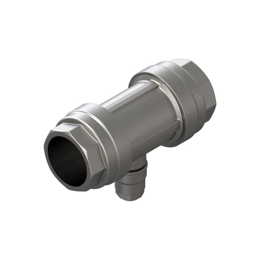 63mm - 25mm Reducing Tee C/W Water Trap - Aluminium