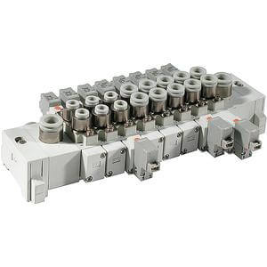 SMC Manifold Base SS5Y5-60-20B-Q - FluidAirFittings
