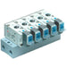 SMC Manifold Base SS3YJ7-21-0600FQ - FluidAirFittings