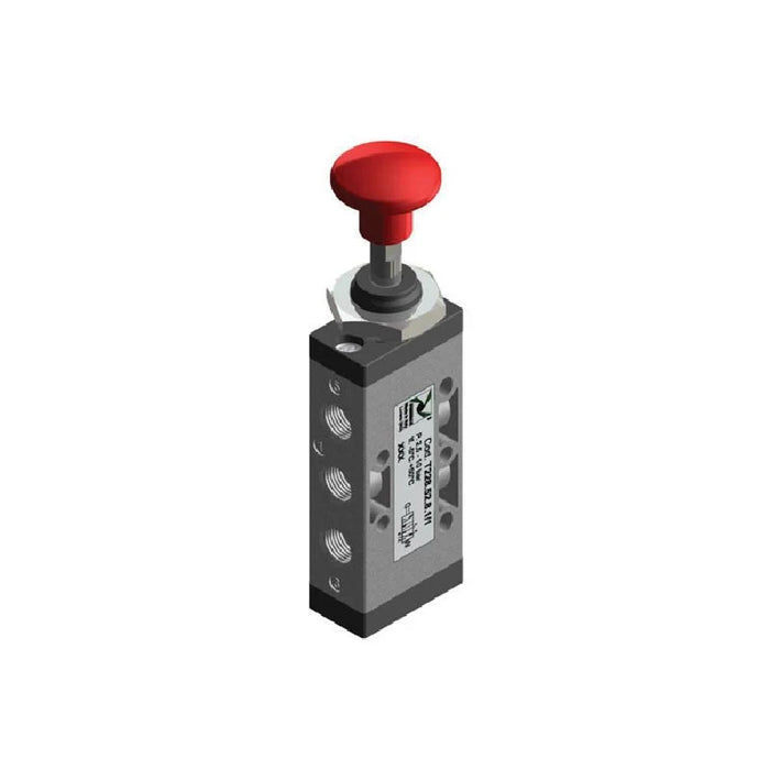 Pneumax T228.52.8/2 5/2 Pushbutton Valve