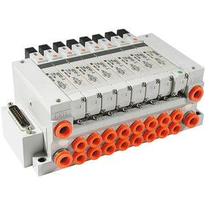 SMC Manifold Base VV5Q21-12C8FU0-Q - FluidAirFittings