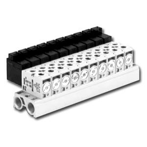 SMC Manifold Base VV4QD15-06C4-Q - FluidAirFittings