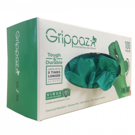 Grippaz Gloves in Green Boxes of 100 | Large | 5300-408 - FluidAirFittings