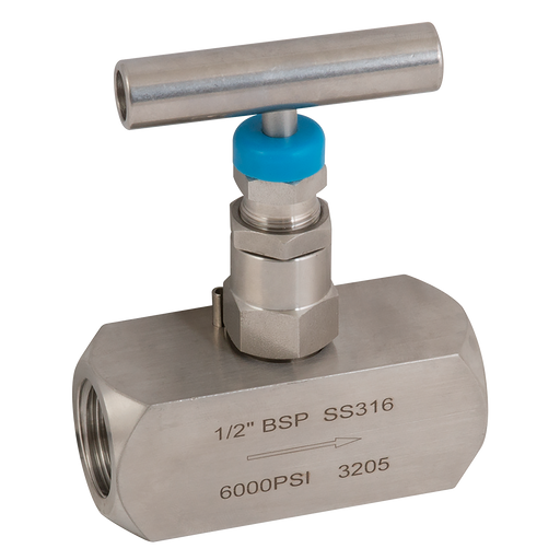 1/4" Bsp Needle Valve 316Ss 6000Psi