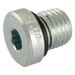 1/8" Bspp Male Blanking Plug Andseal Nbr