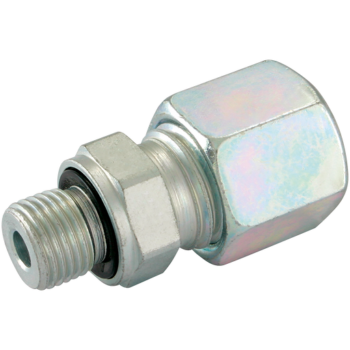 16Mm Od X 1/2" Bspp Male Stud Steel (S)