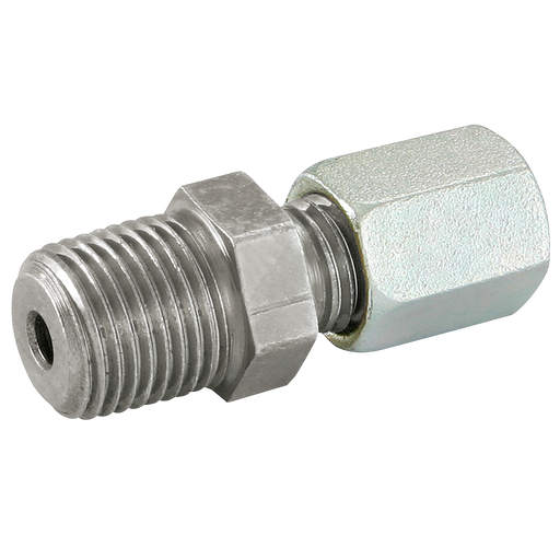12Mm Od X 3/8" Npt Male Stud Steel (S)