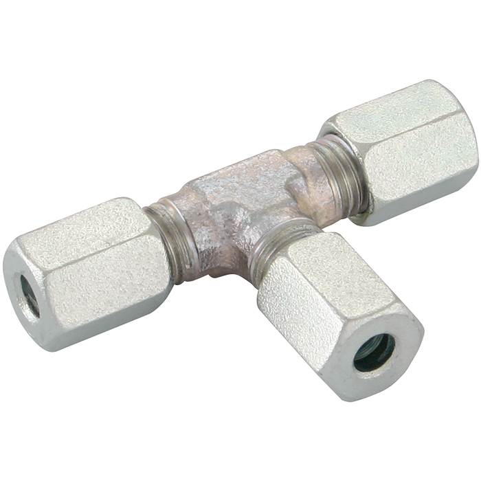 06Mm Od Equal Tee Steel (S)