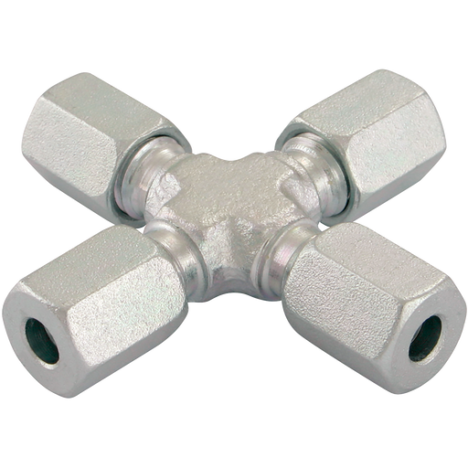 22Mm Od Equal Cross Steel (L)