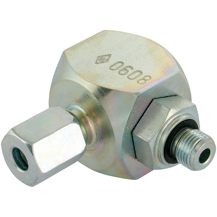 08Mm Od X 1/4" Bspp Sw Banjo Elbow (S)