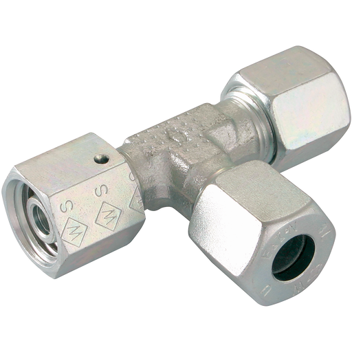 10Mm Od X M16X1.5 Sw Run Tee Steel (L)