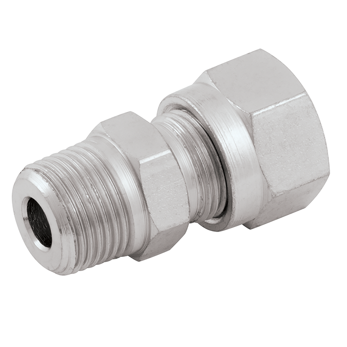 "3/8"" Od X 1/4"" Bspt Male Stud Coupling"