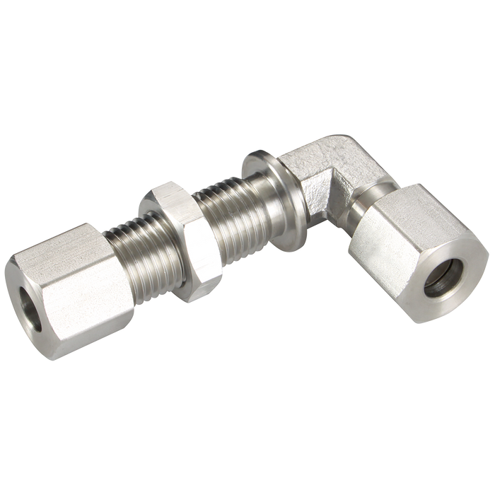 12Mm Od X M18X1.5 Bulkhead Elbow (L) 316
