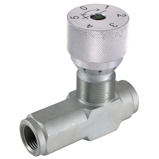 1/4" Bsp Parallel Female Uni-Directional Flow Control Valve