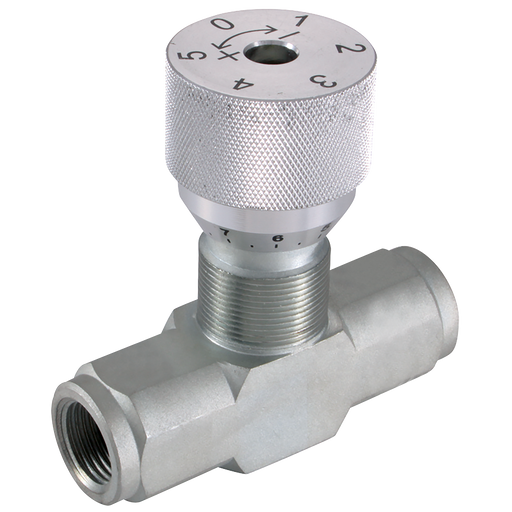 1/4" Bsp Parallel Female Bi-Directional Flow Control Valve