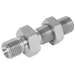 1/8" X 1/8" Bsp Bulkhead And Locknut