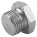 5/8" Bspp Male Solid Plug Steel