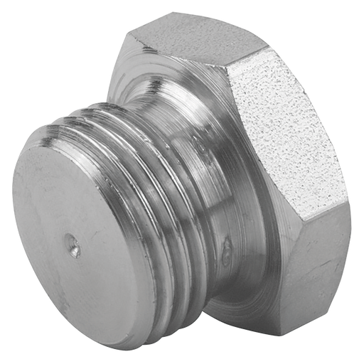 1/4" Bspp Male Solid Plug Steel