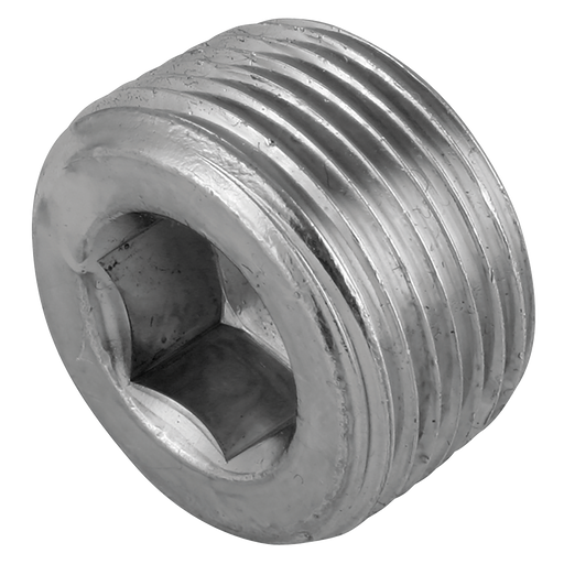 3/4" Nptf Hex Socket Steel Plug