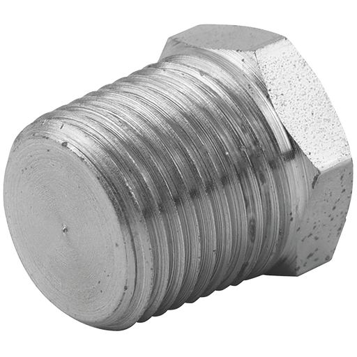 1/8" Bspt Male Solid Plug Steel