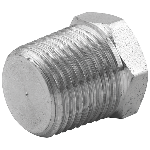 1" Nptf Male Solid Plug Steel