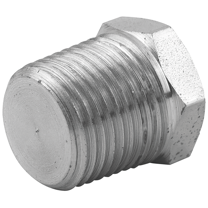 1/2" Nptf Male Solid Plug Steel