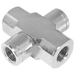 1/4" Bspp Equal Female Cross Steel